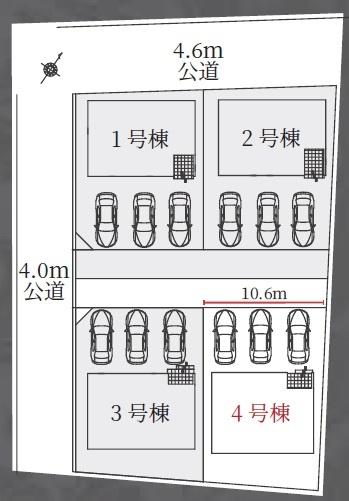 羽島市福寿町4号棟(全4棟)