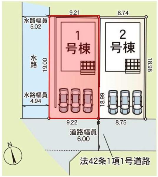 Cradlegarden岐阜市西中島1号棟(全2棟)