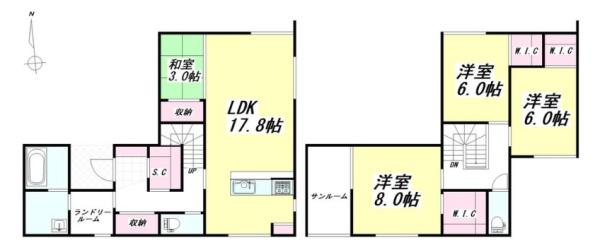 倉敷市八王寺町の中古一戸建て