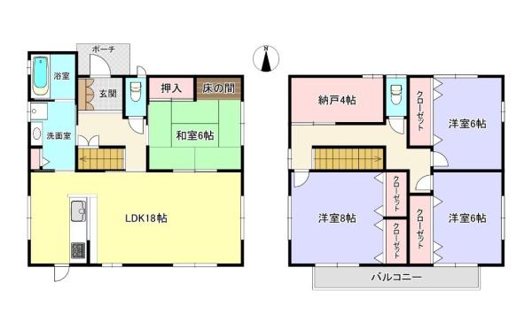 倉敷市上富井の中古一戸建て