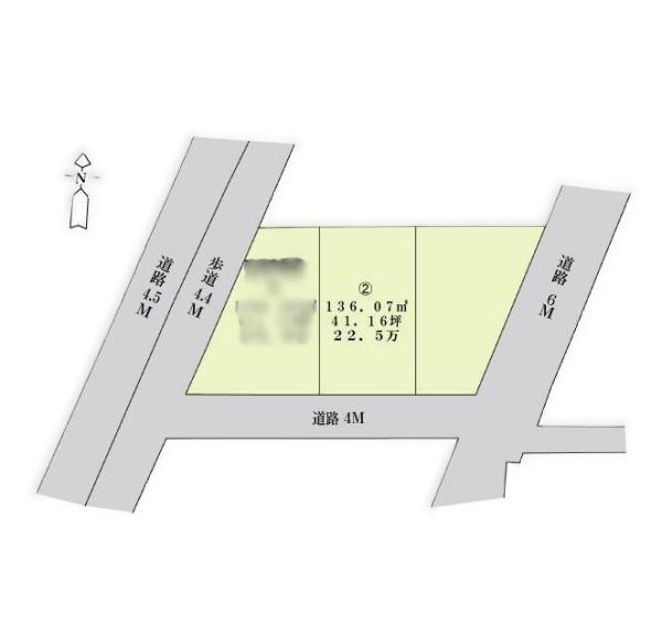 北畝2丁目土地　2号地
