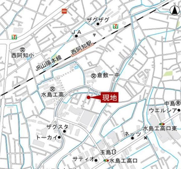 倉敷市中島の中古一戸建て