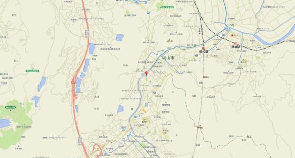 倉敷市林の中古一戸建て(現地案内図)