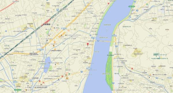 倉敷市玉島上成の中古一戸建て(現地案内図)