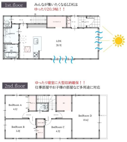 テラシエ岡山市中区赤坂台１期　３号棟