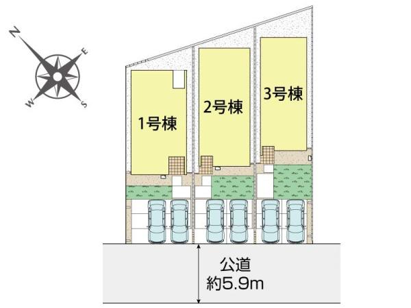 ブルーミングガーデン岡山市中区兼基２期　３号棟