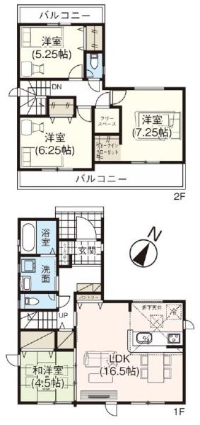 グラファーレ北区西辛川２期　１号棟