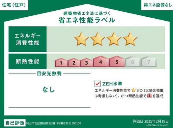 クレイドルガーデン北区撫川第２　１号棟
