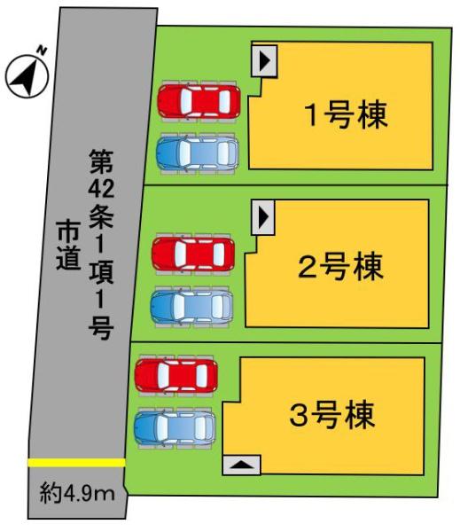 岡山市南区万福島２丁目１期　１号棟