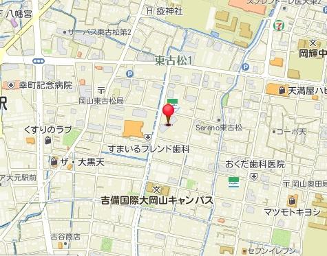 サーパス医大南(現地案内図)