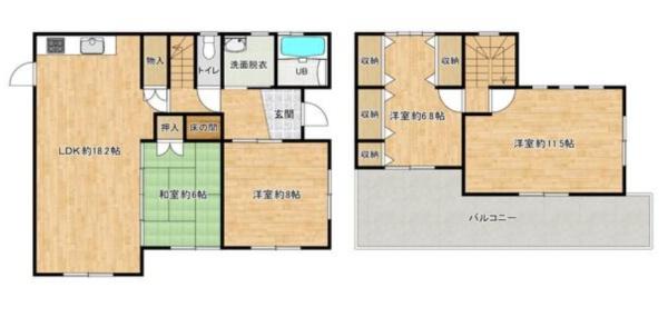 倉敷市玉島阿賀崎３丁目の中古一戸建て