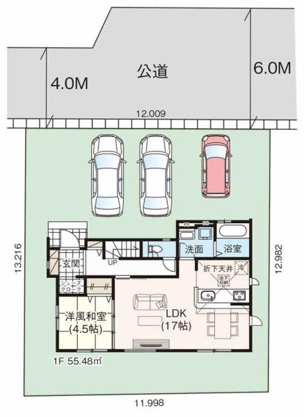 グラファーレ北区撫川4期　1号棟