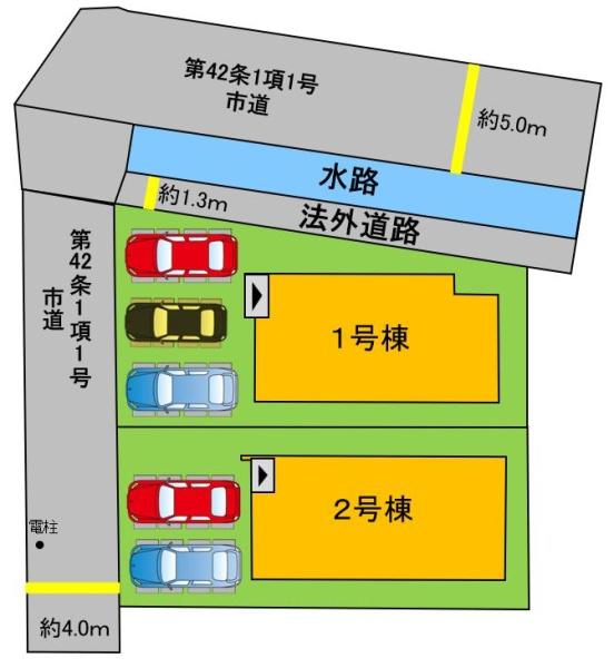 岡山市中区海吉１期　１号棟