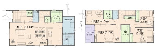 岡山市中区海吉１期　２号棟