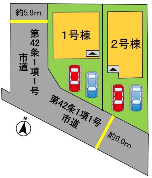 岡山市中区山崎１期　１号棟