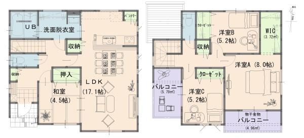 倉敷市上富井１期　３号棟