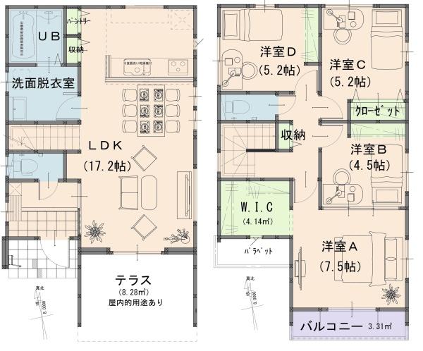 岡山市中区原尾島2丁目2期　1号棟