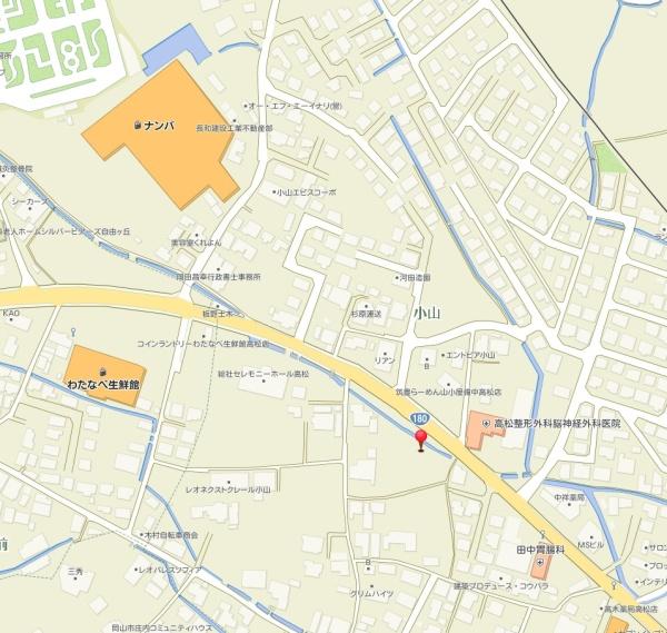 岡山市北区小山の土地