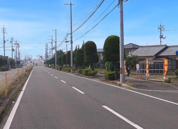 岡山市東区西大寺浜の土地(前面道路含む現地写真)