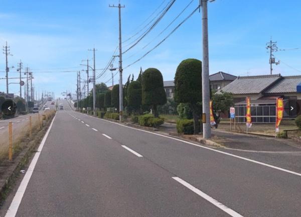 岡山市東区西大寺浜の土地(前面道路含む現地写真)