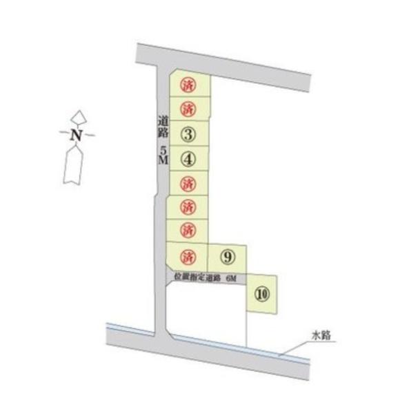 倉敷市中畝５丁目の土地