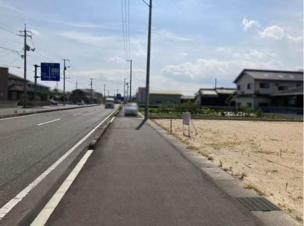 総社市駅南2丁目の土地(前面道路含む現地写真)