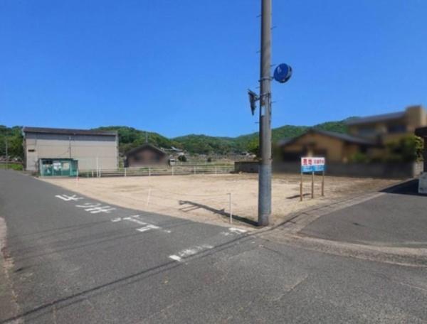倉敷市福田町古新田の土地(前面道路含む現地写真)