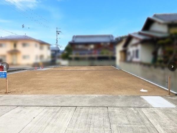 倉敷市玉島阿賀崎5丁目の土地(前面道路含む現地写真)
