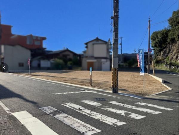 倉敷市児島小川3丁目の土地(前面道路含む現地写真)