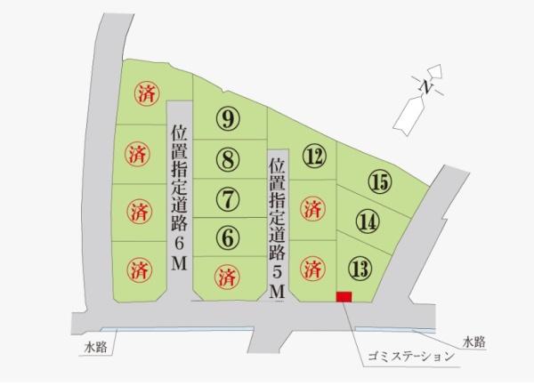 浅口市金光町占見の土地(間取り)