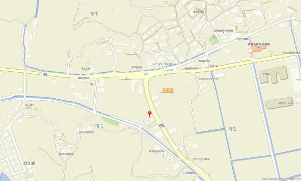 岡山市東区宿毛の土地(現地案内図)