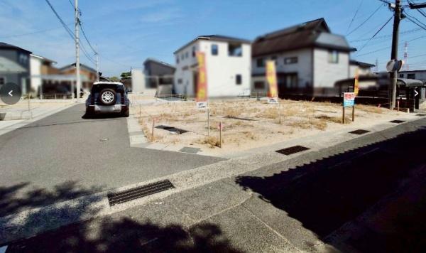 倉敷市玉島柏島の土地(前面道路含む現地写真)