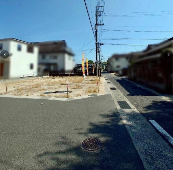 倉敷市玉島柏島の土地(前面道路含む現地写真)