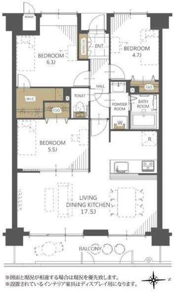 サーパス上中野(間取り)