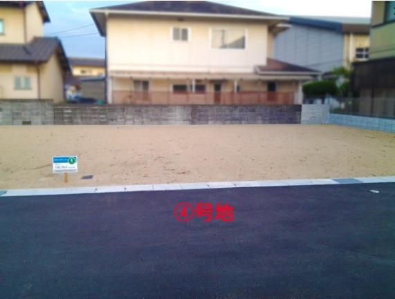 倉敷市福田町古新田の土地(前面道路含む現地写真)