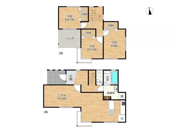 倉敷市酒津の中古一戸建て