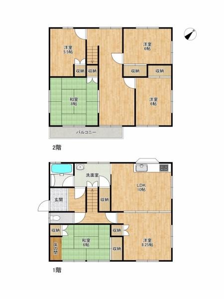 倉敷市西富井の中古一戸建て
