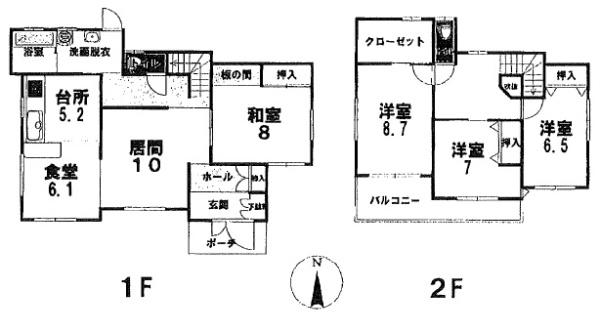 倉敷市児島塩生の中古一戸建て