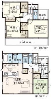 グラファーレ江並７期　２号棟