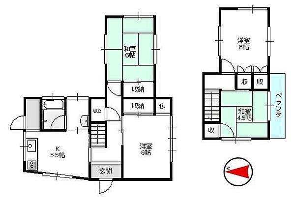 岡山市北区津島本町の中古一戸建