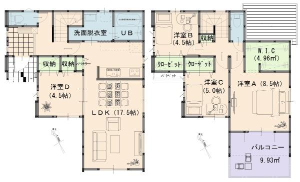 倉敷市上富井３期　１号棟