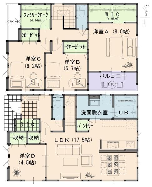 倉敷市船穂町船穂１期　２号棟