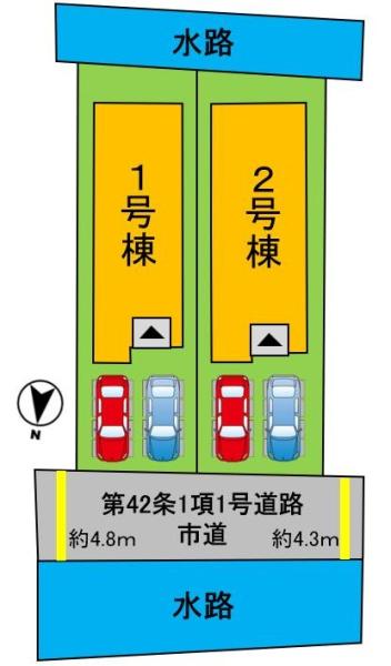 岡山市北区久米１期　１号棟