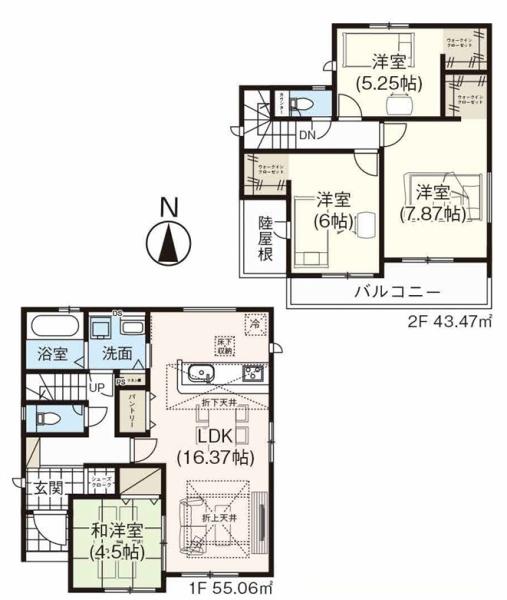 グラファーレ中区四御神2期　2号棟