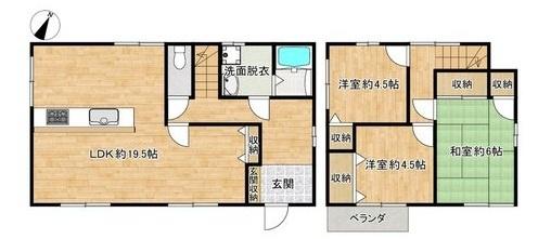 倉敷市福田町福田の中古一戸建て