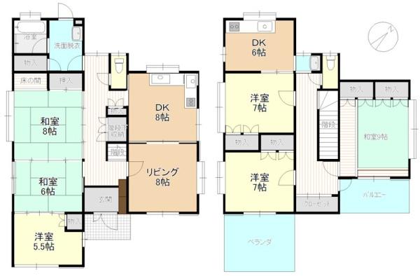 倉敷市中島の中古一戸建て