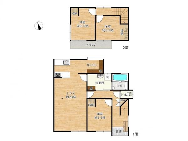 倉敷市大内の中古一戸建て