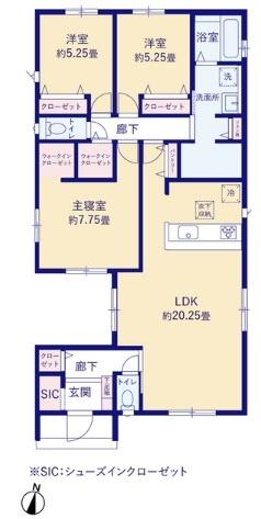 グラファーレ岡山市北区西辛川４期　１号棟