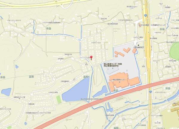 岡山市北区田益の土地