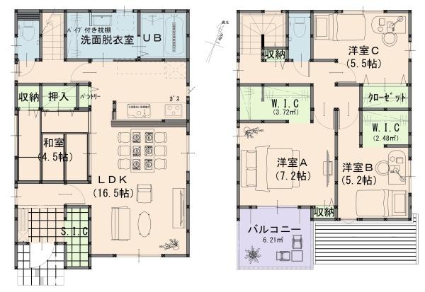倉敷市中庄１期　１号棟